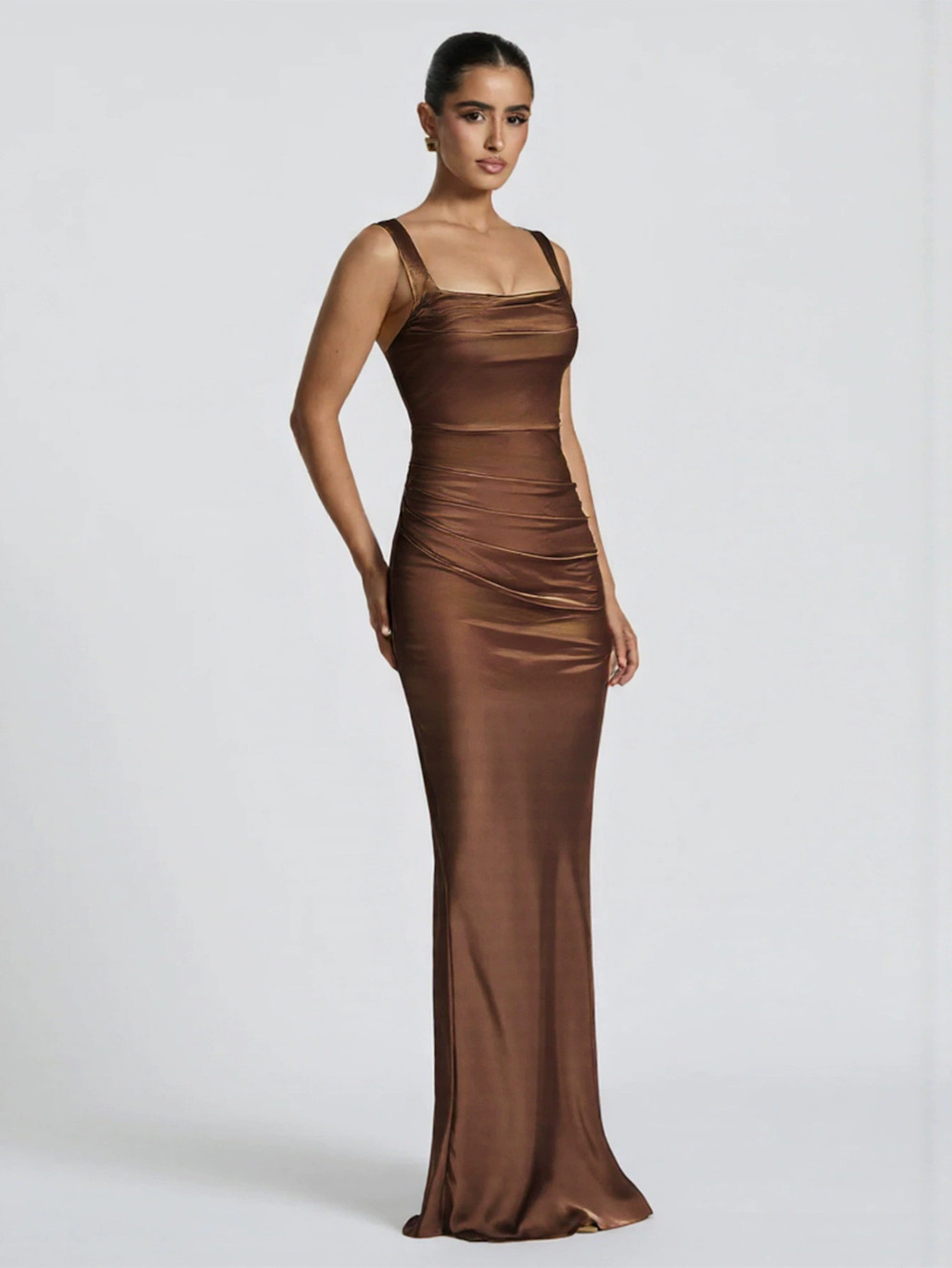 Zara Sleeveless Strappy Evening Gown Party Dress